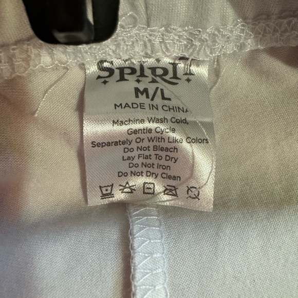 Spirit Halloween White Leggings M/L Never Worn - Picture 2 of 2